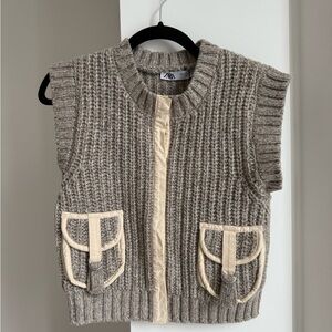Zara Wool Blend Knit Sweater